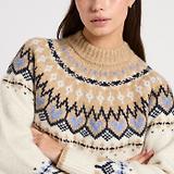 Thumbnail 3 of Joules Women's Charlie Fairisle Knitted Jumper - Cream