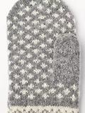 Thumbnail 3 of Hestra Isvik Knitted Mittens - Grey/Offwhite