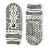 Thumbnail 1 of Hestra Isvik Knitted Mittens - Grey/Offwhite