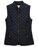 Thumbnail 1 of Joules Women's Minx Showerproof Diamond Quilted Gilet - Navy Blue