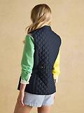 Thumbnail 4 of Joules Women's Minx Showerproof Diamond Quilted Gilet - Navy Blue