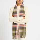 Thumbnail 3 of Joules Women's Langtree Scarf - Green/Pink