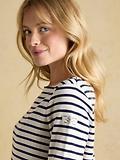 Thumbnail 6 of Joules Women's Harbour Long Sleeve Top - Cream/Navy Stripe