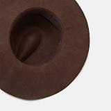 Thumbnail 4 of Joules Women's Grove Wool Fedora Hat - Chocolate Brown