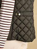 Thumbnail 9 of Joules Women's Braemar Luxe Showerproof Diamond Quilted Gilet - Green