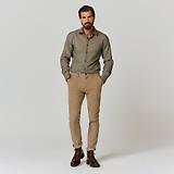 Thumbnail 4 of Oliver Sweeney Men's Ahakista Cotton Moleskin Trousers - Mole