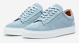 Thumbnail 3 of Oliver Sweeney Men's Almada Perforated Calf Suede Cupsole Trainers - Blue