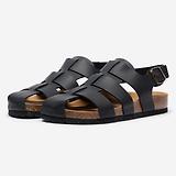 Thumbnail 2 of Oliver Sweeney Men's Astorga Calf Leather Fisherman Sandals - Black