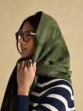 Thumbnail 3 of Joules Women's Elissa Jacquard Scarf - Khaki Green