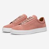 Thumbnail 2 of Oliver Sweeney Men's Almada Perforated Calf Suede Cupsole Trainers - Dusty Pink