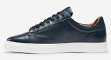 Thumbnail 6 of Oliver Sweeney Men's Almada Perforated Calf Leather Cupsole Trainers - Navy