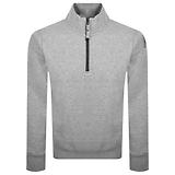 Thumbnail 1 of Parajumpers Men's Broad Peak 1/2 Zip Sweatshirt - Ash Grey Melange