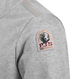 Thumbnail 3 of Parajumpers Men's Broad Peak 1/2 Zip Sweatshirt - Ash Grey Melange
