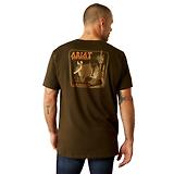 Thumbnail 2 of Ariat Men's Armadillo T-Shirt - Dark Olive