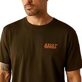 Thumbnail 4 of Ariat Men's Armadillo T-Shirt - Dark Olive