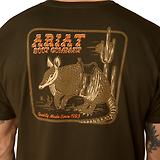 Thumbnail 5 of Ariat Men's Armadillo T-Shirt - Dark Olive