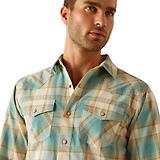 Thumbnail 4 of Ariat Men's Retro Long Sleeve Shirt - Turquoise