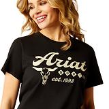 Thumbnail 4 of Ariat Women's Ariat Established Boot Co T-Shirt - Black