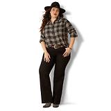 Thumbnail 6 of Ariat Women's Billie Jean Western Shirt - Cheyenne Plaid