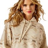 Thumbnail 7 of Ariat Women's Logo 2.0 Hoodie - Sandstone Sw Print