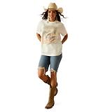 Thumbnail 3 of Ariat Women's Rodeo T-Shirt - Cloud Dancer