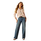 Thumbnail 3 of Ariat Women's Rudford Long Sleeve Shirt - Blushing Horse