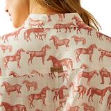 Thumbnail 4 of Ariat Women's Rudford Long Sleeve Shirt - Blushing Horse