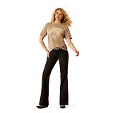 Thumbnail 3 of Ariat Women's Western Mural T-Shirt - Washed Greige