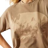 Thumbnail 4 of Ariat Women's Western Mural T-Shirt - Washed Greige