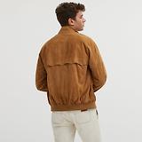 Thumbnail 4 of Baracuta Men's G9 Suede Harrington Jacket - Tobacco