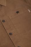 Thumbnail 6 of Baracuta Men's Garment-Dyed Canvas Overshirt - Cub Brown