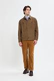 Thumbnail 3 of Baracuta Men's Garment-Dyed Canvas Overshirt - Cub Brown