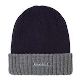 Thumbnail 1 of Sealskinz Bacton Waterproof Cold Weather Roll Cuff Beanie Hat - Colour Block Navy