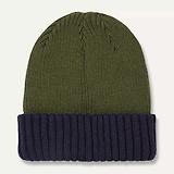 Thumbnail 2 of Sealskinz Bacton Waterproof Cold Weather Roll Cuff Beanie Hat - Colour Block Olive