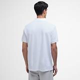 Thumbnail 4 of Barbour International Men's Lightweight Pique Essential Polo Shirt - White