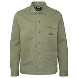Thumbnail 1 of Barbour International Men's Ruiz Garment Washed Overshirt - Bleached Olive