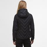Thumbnail 4 of Barbour International Women's Dakota Quilted Sweat Jacket - Black