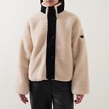 Thumbnail 2 of Barbour International Women's Palma Fleece - Jasmine/Black