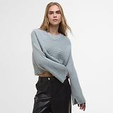 Thumbnail 2 of Barbour International Women's Zola Knitted Jumper - Light Steel Blue