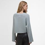 Thumbnail 4 of Barbour International Women's Zola Knitted Jumper - Light Steel Blue