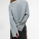 Thumbnail 6 of Barbour International Women's Zola Knitted Jumper - Light Steel Blue