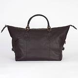 Thumbnail 4 of Barbour Leather Medium Travel Explorer Bag - Chocolate