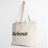 Thumbnail 3 of Barbour Logo Tote Bag - Ecru/Barbour Green