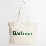 Thumbnail 8 of Barbour Logo Tote Bag - Ecru/Barbour Green