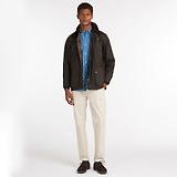 Thumbnail 3 of Barbour Men's Classic Bedale Waxed Jacket - Olive