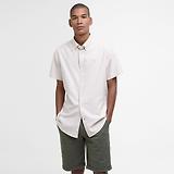 Thumbnail 2 of Barbour Men's Oxtown Tailored Short-Sleeved Shirt - Oatmeal