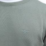 Thumbnail 6 of Barbour Men's Pima Crew Neck Jumper - Agave Green