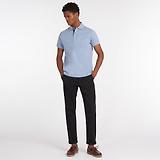 Thumbnail 3 of Barbour Men's Tartan Pique Polo Shirt - Sky Marl