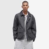 Thumbnail 2 of Barbour Men's Utility Spey Wax Jacket - Charcoal