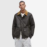 Thumbnail 2 of Barbour Men's Utility Spey Wax Jacket - Olive